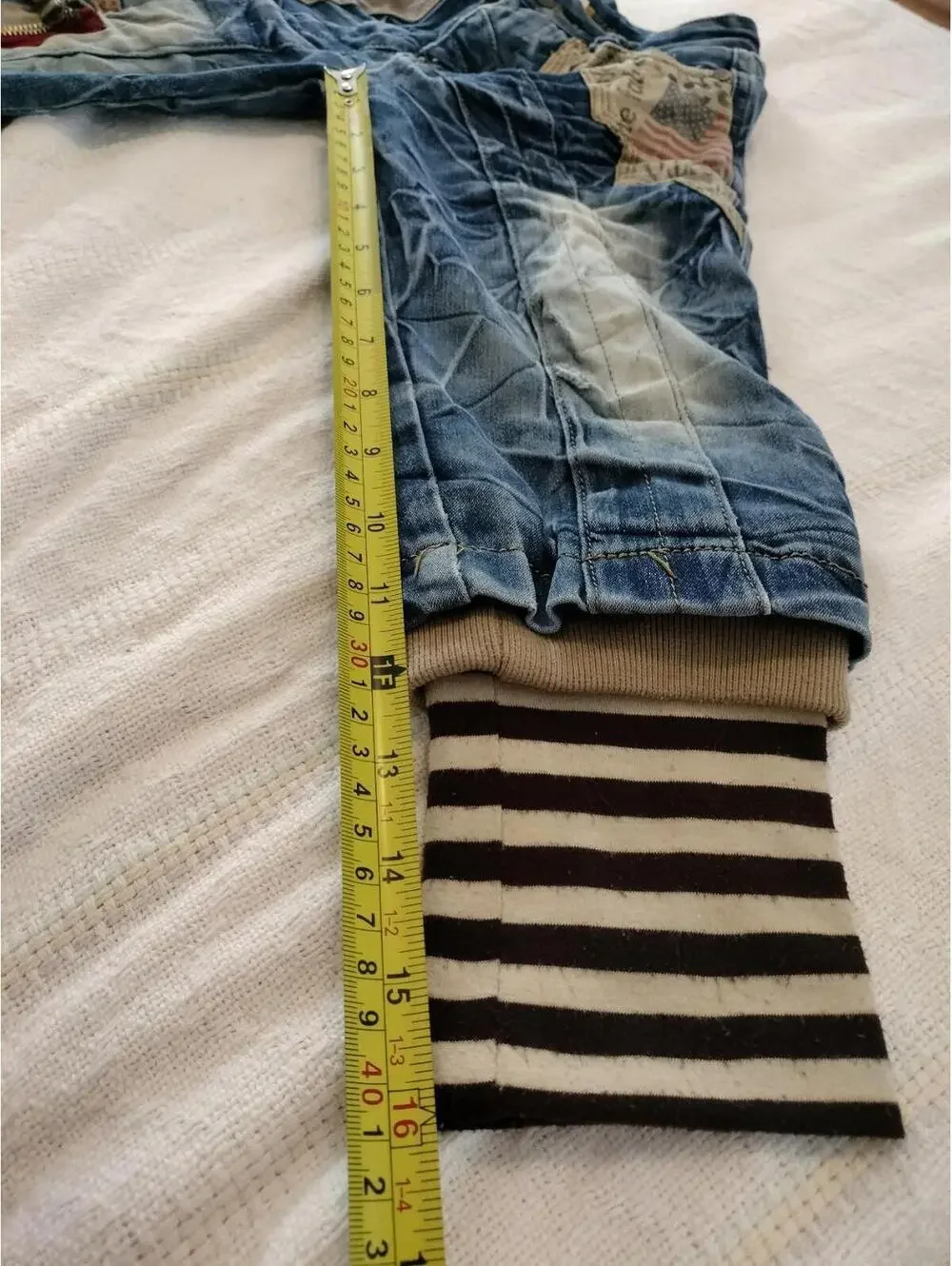 Rocking Style Toddler Boys Patchwork Distressed Moto Jeans 4T Sloth Just Hanging